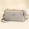 Fábrica de Bolsas Femininas Shiling de Guangzhou 2025 Nova Bolsa Transversal Feminina Bolsa para Celular com Padrão Lichia Carteira Multifuncional Feminina