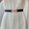 Nuevo Cinturón Elástico Simple Elástico para Mujer Moda Cinturón Decorativo Suéter Abrigo Vestido Cinturón Delgado Elástico