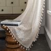 Cortina de tela para padre, crochet americano hueco, sombreado, gancho y bucle, dormitorio, cocina, sala de estar, insonorizada, ventana flotante, acabada, venta al por mayor