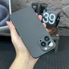 Adecuado para funda de teléfono iPhone 17, PC con tacto de piel mate con película para lente, Funda protectora dura de color sólido para Apple 16 Pro Max