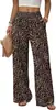 Pantalones de pierna ancha de cintura alta para mujer, nuevos, europeos y americanos, para Amazon, versátiles, casuales, cómodos, con bolsillos