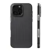 Adequado para Capa de Celular Iphone17Promax, Tira Listrada com Sensação de Pele Apple 16 Fosca Antiderrapante Magnética Simples Capa Protetora