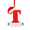 Decoraciones navideñas creativas transfronterizas con 26 adornos de letras, decoraciones navideñas y de Año Nuevo para el hogar