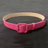 Cinto Modelador para Mulheres, Rosa Clássico Estilo Hot Girl, Fivela de Pino, Vestido Versátil da Moda, Jeans, Cinto Largo de Couro, Decoração para Afinar a Cintura