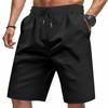 Pantalones Cortos Casuales de Verano para Hombre Europeos y Americanos Transpirables y Amigables con la Piel Ami Kaji con Cordón Holgados para Sentadillas, Jogging