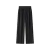 Outono/Inverno 2026 Novas Calças Casuais Masculinas de Veludo Coteleiro Estilo Retrô Americano Modelagem Solta Tamanho Grande Calça de Moletom com Cordão Perna Reta