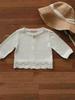 Chaqueta Cárdigan de Punto para Niña 2026 Verano Nueva Elegante Delgada Camisa Protectora Solar Camisa de Aire Acondicionado para Niños