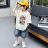 Traje de Verano 2026 Nuevo para Niños Zorro Nick Camiseta Fina de Manga Corta Ropa de Verano Guapa para Bebé