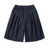 Roupas Vintage 2025 Verão Nova Tendência Japonesa Shorts Casuais de Perna Larga para Homens Estudantes Shorts Simples Versátil