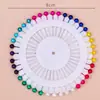 Aguja para Cuentas Aguja de Coser a Mano Aguja Fina Larga con Abertura Herramienta Guía Hilo para Enhebrar Pulsera Collar