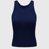 Coletes de Fitness Selecionados Cuidadosamente Roupa de Verão Esportiva Yoga Costela Cruzada Costas Nadador Cor Sólida Top de Yoga Sem Costura