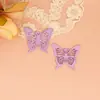 Acessórios para Joias DIY Liga Spray-Pintada Pingentes Grandes Multicor Vazados Borboleta 3D Charms para Bolsa Materiais Artesanais