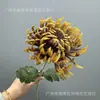 Flores de Crisantemo Artificiales Realistas Estilo Chino con Textura de PU para Decoración, Adecuadas para Hogares Estilo Chino, Hoteles y Arreglos Florales Fotográficos