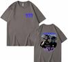 TKPA Europeo y Americano High Street Retro vintage Estampado Lavado Estación Independiente Comercio Exterior Camiseta Manga Corta para Hombre y Mujer