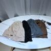 Chapéu de dedo do pé fechado de rotulagem solta para mulheres primavera e verão estilo coreano versátil chapéu frio liso Internet moda celebridade chapéu de pilha fina homens da moda