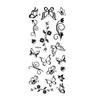 Pegatinas para Uñas Ins Mariposa Calcomanías de Transferencia de Agua para Uñas Pegatinas Decorativas para Uñas Flor de Rosa Simulada Retro Transfronterizo