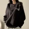 Moletom feminino estilo coreano, design de deusa coreana estilo americano, adequado para primavera, outono e inverno, oversized e de corte solto, marca da moda, com forro de fleece, atacado