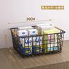 Cesta de almacenamiento de tela estilo ins al por mayor de fábrica cesta de tela para dormitorio cesta organizadora de encimera para artículos varios bocadillos cesta de almacenamiento de escritorio
