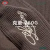 Ropa de Hombre BE Otoño Retro Americano de Moda Marca Caja Waffle Copo de Nieve Bordado Cuello de Gaviota Manga Larga Top para Hombre
