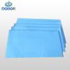 Almohadilla térmica de silicona azul radiador de proyector almohadilla de silicona fabricantes de materia prima alta autoadhesiva aislamiento suave