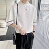 Camiseta de manga corta para hombre Verano Tendencia Marca Camiseta para hombre Media manga Hombres Tendencia Media manga