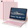 Adecuado para Samsung Tablet A9Plus 11 pulgadas Funda Protectora Retroiluminación Colorida Teclado Bluetooth Ranura para Lápiz Funda de Cuero Dropshipping Transfronterizo