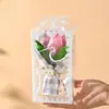 Flores de Jabón Perfumadas, Tulipanes Artificiales, Ramo Cuadriculado Terminado, Caja de Regalo Cuadrada, Flores Hechas a Mano al por Mayor, Souvenirs y Regalos Transfronterizos