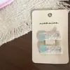 Nuevo Estilo Encaje Fresco Cuadros Conejo Moño Pinza para el Cabello de Niños Pasador Pinza Lateral Pinza para Flequillo