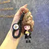 Chaveiro Criativo de Cavalo Arco-Íris Unicórnio Desenho Animado para Mulheres, Chaveiro Fofo Estilo Ins, Pingente para Mochila de Estudante, Pequeno Presente