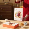 Caja de Empaque Nueva para Pasteles de Luna 2026, Portátil, Gama Alta, Piel de Hielo, Cremoso, Horneado, Caja de Regalo para el Festival del Medio Otoño, Caja Vacía al por Mayor