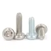 Tornillos autorroscantes de cabeza plana Phillips niquelados M2~M6 Estándar Alemán Din7500 Zinc Blanco Triángulo Autorroscantes Tornillos Pequeños