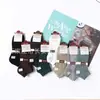 Envío gratis verano desodorante antibacteriano doble costura calcetines de media caña calcetines invisibles de cintura media para hombre y mujer comparables al mercado