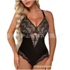 Suministro de comercio exterior Amazon Europeo y Americano sexy talla grande sexy lencería al por mayor sexy pijama fábrica mono entrega