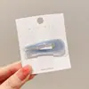 Celebridade da internet simples placa de acetato BB clipe para meninas franja lateral clipe lateral florido cor de casco de tartaruga oco gota d'água grampo de cabelo