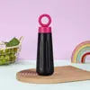 Taza Térmica Creativa Nueva de Acero Inoxidable 316 para Mujeres con Cadena Colgante de Aspecto Elegante Taza de Pétalo Bolso Sencillo Tumbler