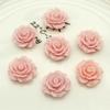 Acessórios de Flor Rosa em Resina, Modelos para Roupas e Joias, Cola Cremosa para DIY, Capa de Celular, Acessórios de Cabelo, Decoração de Caixa de Armazenamento
