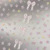 YITU Adesivo de Unha Artística Floral Pequeno com Laço em Relevo de Formiga Simples Fofo Doce Decorativo YT5388