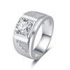 Desejo venda quente comércio exterior fornecimento transfronteiriço anel masculino coreano de luxo com diamante completo anel masculino grande fechado europeu e americano atacado