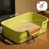Bacia Sanitária para Gatos Extra Grande Anti-respingos Banheiro para Gatos Big Mac Semicerrado Bacia Sanitária para Gatos Pet Supplies Factory Outlet