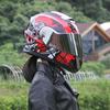 Casco Gxt Casco de Motocicleta para Hombre Cobertura Total Personalizado Genial Motocicleta Doble Lente Casco Abierto Cara Completa Dot