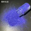 Brillo Ultra Fino 0.1MM Lentejuelas Láser Arte de Uñas Polvo Dorado Resina Epoxi Material Hecho a Mano DIY Pintura en Spray Degradado Polvo Iridiscente