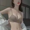 Ropa Interior Fina de Verano sin Costuras para Mujeres con Senos Pequeños, Push-Up y Agrandamiento, Sujetador para Mujer con Contracción de Senos y Anti-Caída Ajustable