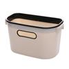 Cubo de basura de pared para cocina, tamaño pequeño, para armario de casa, cajón colgante, tubo, papelera de plástico para baño, venta al por mayor