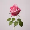 Flores Artificiales con un Toque Realista, Rosa Géminis Hidratante Flores Artificiales Estilo Europeo para Decoración de Fotografía de Salas de Exhibición