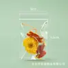 Bolsa de Polipropileno Transparente con Cierre Zip para Té de Frutas y Té de Flores, Bolsa Sellada Engrosada, Bolsa Pequeña para Muestras de Alimentos Saludables