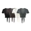 T346- Moda Estilo Europeo Chica Picante Camiseta Corta Escotada de Manga Corta para Mujer 2026 Nueva Colección Primavera/Verano Top Sexy Adelgazante