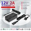 Fabricante da fonte de alimentação Adaptador de energia 12V2A para desktop Fonte de alimentação chaveada com certificação UL/CE/UKCA/SAA