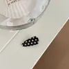 Pinza para el Cabello Retro de Lunares Estilo Coreano, Pinza de Pato Dulce y Elegante para Niñas, Pinza Versátil para Flequillo Lateral, Simple y Moderna