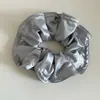 Goma de pelo elegante estilo coreano de satén nacarado de color sólido para mujer, accesorio para el cabello de alta gama que no daña el cabello, adecuada para coletas