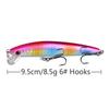 Isca Artificial Minnow Dez Cores Flutuante Conta Sonora Simulação Isca Dura Isca de Imitação Equipamento de Pesca Produto Trolling